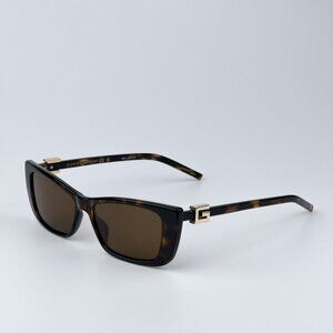 Gucci Women BRAND NEW Sunglasses Havana Brown Cat Eye GG1681S 004